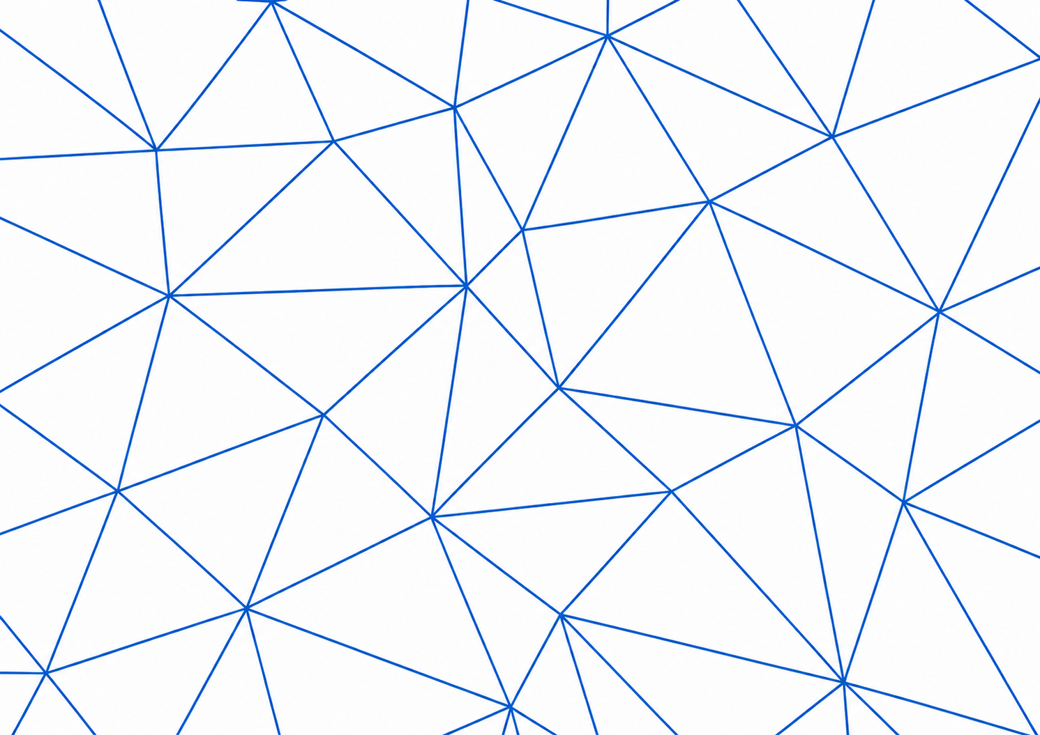 Ecrin bleu personnalise avec lignes graphiques pour remise immobiliere